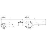 M4x 500mm ロングＳカン(ステンレス製)_選択画像04