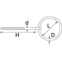 8x56mm/50mm径丸カンスクリュー(SUS製)_選択画像02