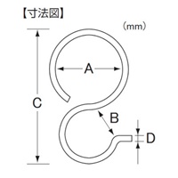 25mm　パイプＳカン(鉄ユニクロ/5個)_選択画像04