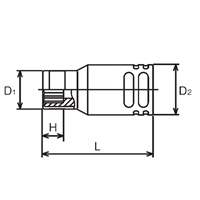 3/8DRx12mm 絶縁ソケット(薄肉)_選択画像03