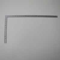 250x500mm 幅広シルバー曲尺