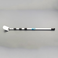 100x130mm/750-2160mm点検ミラー伸縮/SUS製