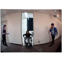 340x240フラット型凸面機能ミラー左右/接着