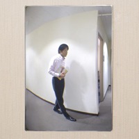 230x330mmflat型凸面機能ミラー片側マグネ