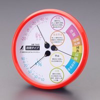 季節品)φ156mm 熱中症指数計(防雨タイプ)