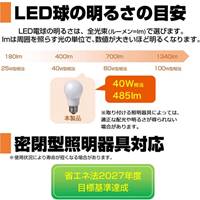 AC100V/ 40W/E26/電球/LED (電球色)_選択画像03