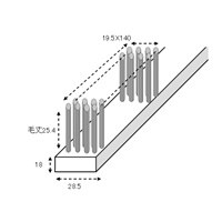 28x350mm 耐静電ブラシ(豚毛/長柄)_選択画像02