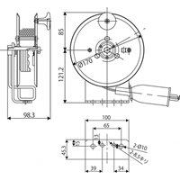 φ4.0mm×21m/50A アースリール(手動巻取)_選択画像04