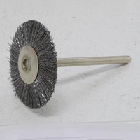 25mm/3mm軸軸付ブラシ(平型/ナイロン製)