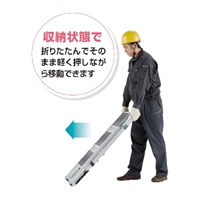 477x832mm0.75m3段作業台折畳式キャスタ付_選択画像03