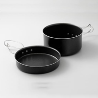 [２点組] 片手鍋･フライパンセット