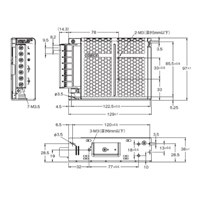 DC12V100Wスイッチングパワーsuply正面取付_選択画像04