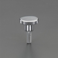 M8x25φ30ローレットノブ雄ねじスチール製