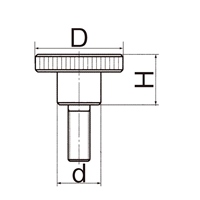 M8x25φ30mmローレットノブ(雄ねじ/SUS製)_選択画像02