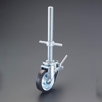 200mm/35x355mmキャスター足場用ジャッキ付