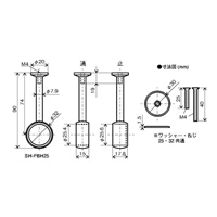 φ25pipe用ブランケット中間用クロムメッキ_選択画像04