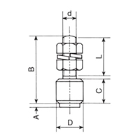 4号レール用ガイドローラボルト付スチール_選択画像02