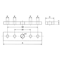 145x32x10mm4号レール用吊り車連結プレート_選択画像03