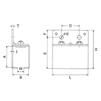 ４号レール用 取付金具(横継ぎ受け)_選択画像04