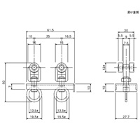 マグネットランナーリング付30mmレール両開_選択画像02