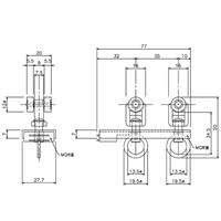 マグネットランナーリング付30mmレール片開_選択画像03