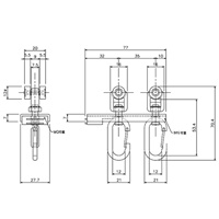 マグネットランナーフック付30mmレール片開_選択画像04
