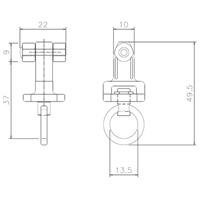 29mm10kgランナーリング付40mmレール後付用_選択画像03