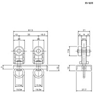 マグネットランナーリング付40mmレール両開_選択画像03