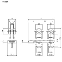 マグネットランナーリング付40mmレール両開_選択画像04