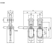 マグネットランナーフック付40mmレール両開_選択画像03
