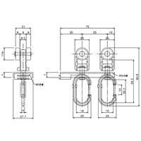 マグネットランナーフック付40mmレール片開_選択画像03