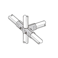 パイプラック用5方向メタルジョイント(黒)_選択画像03