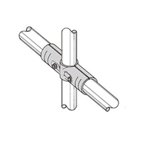 パイプラック用4方向メタルジョイント(黒)_選択画像03