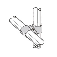 パイプラック用クロスメタルジョイント(黒)_選択画像02