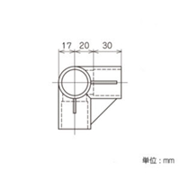 パイプラック用3方向プラスチックjoint黒_選択画像03