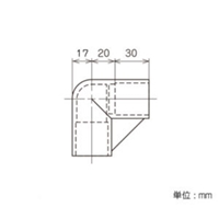 パイプラック用2方向プラスチックjoint黒_選択画像04