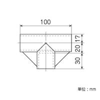 パイプラック用3方向プラスチックjoint黒_選択画像04