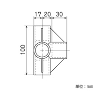 パイプラック用4方向プラスチックjoint黒_選択画像04
