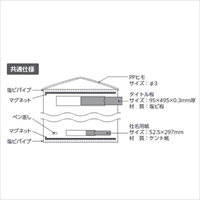 965x930mm 安全掲示板(防雨型/黄)_選択画像03