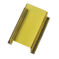 80x40x30mmスイッチカバー標識無地･透明黄