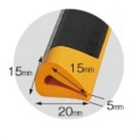 15x15mm0.9mトラクッションガド挟み込型2本_選択画像02