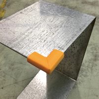 50x50x15mmコーナーガード はさみ型/黄/2個_選択画像03