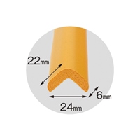 22x22x2000mm クッションガード(黄)_選択画像02