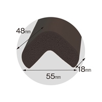 48x48x2000mm クッションガード(黒)_選択画像02