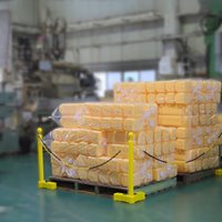 242x369x815mmチェーンスタンドL型ベース黄_選択画像02