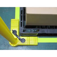 242x369x815mmチェーンスタンドL型ベース黄_選択画像04