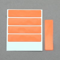 15x 60mm 蛍光反射シート(5ピース/赤)_選択画像03