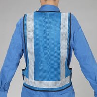 安全ベストスカイブルーシルバー軽量タイプ_選択画像03