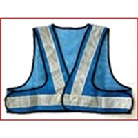 安全ベストshort丈 skyblue silver軽量type_選択画像02