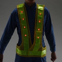 LED安全ベスト(ビッグサイズ･黄/黄)_選択画像04